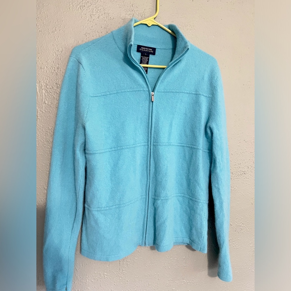 Wool, rabbit, cashmere sweater